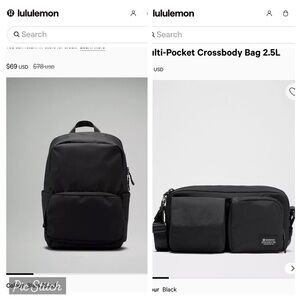 2 Lululemon Bags New